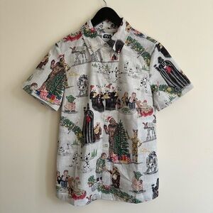 Reyn Spooner Star Wars Christmas shirt Size S